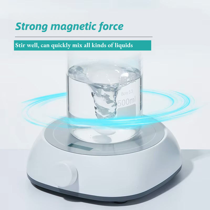 Six-Link Quadruple Digital Magnetic Stirrer Mini Laboratory Constant Temperature Heating Equipment