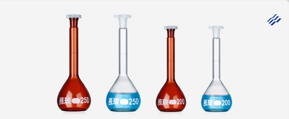 Manufacturer Class A Laboratory Volumetric Flask Transparent Glass Range 5ml To 2000ml For Laborator