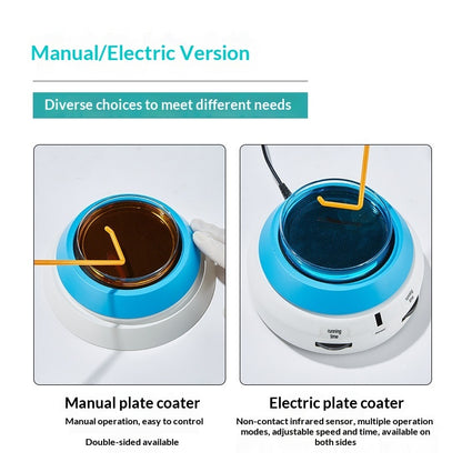 Manual Automated Spreader Can Coat Bacterial Culture Dishes Microbial Culture Media Double-sided Rot