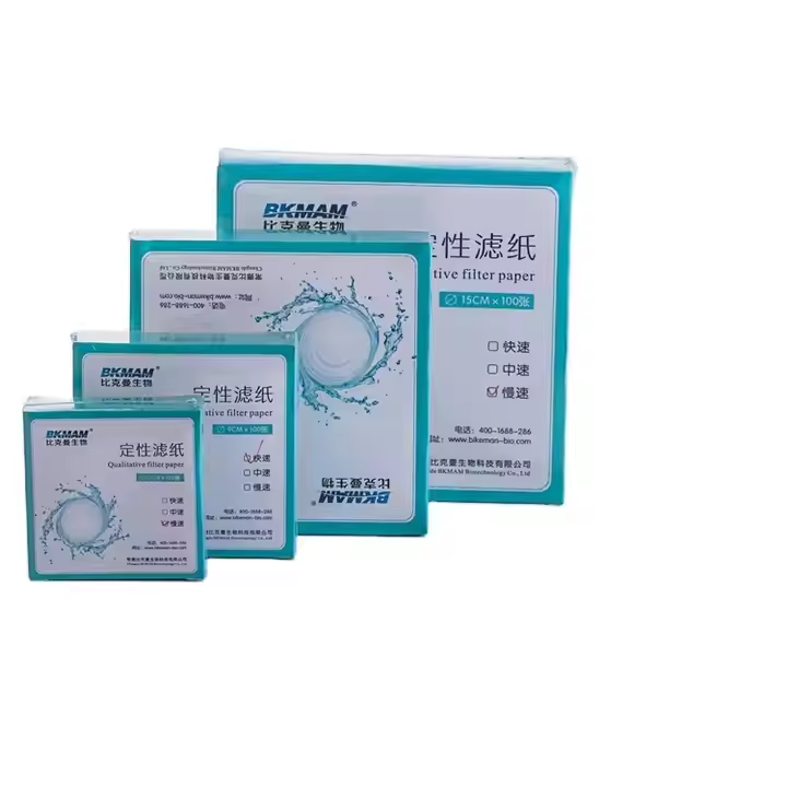 Lab Supplies 7cm 9cm 11cm 12.5cm 15cm 18cm Qualitative Filter Paper for Chemical Analysis Laboratory