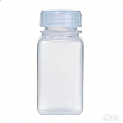 Large-Capacity Plastic Reagent Bottle PP HDPE Wide Mouth Narrow Mouth Transparent Brown Color 60-500