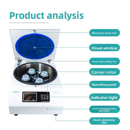 Biological Large Capacity Desktop High-Speed Laboratory Centrifuge for PRP Serum Fat Separator Machi