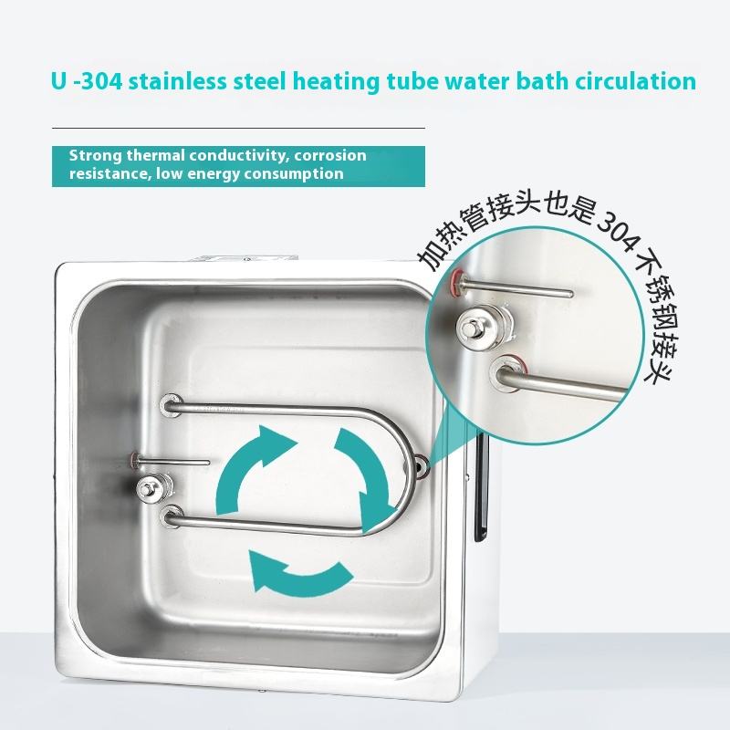 Stainless Steel Laboratory Thermostatic Devices Double Four-Hole Anti-Dry Burning Biological Electri