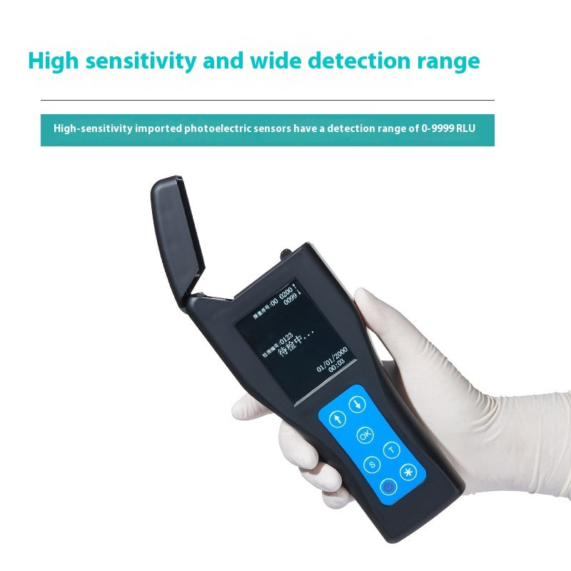 ATP Fluorescence Detector for Rapid Microbial Detection Food Total Bacterial Count 1-Year Warranty f