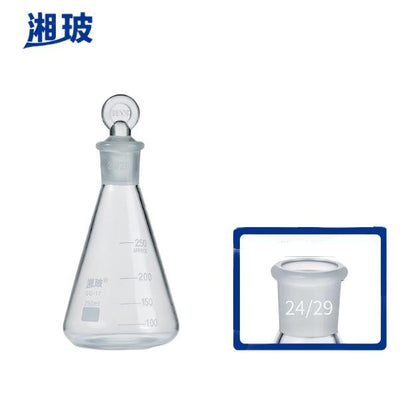 Borosilicate Glass Laboratory 100-5000mL Conical Shape Erlenmeyer Flask with Graduation Print