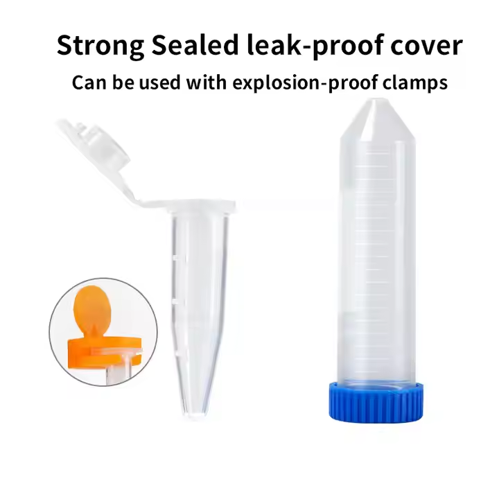 15ml Sterile PP Centrifuge Tube Good Seal Sample Collection Lab Supplies Test Tube