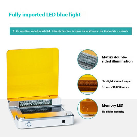 Ultra-Thin LED Blue Light Gel Cutting Instrument Aluminum Small UV Projection Imaging for Nucleic Ac