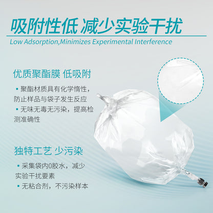 Sampling & Gas Collection Bag for Pollutant Concentration Polyester Odorless Material Made in China