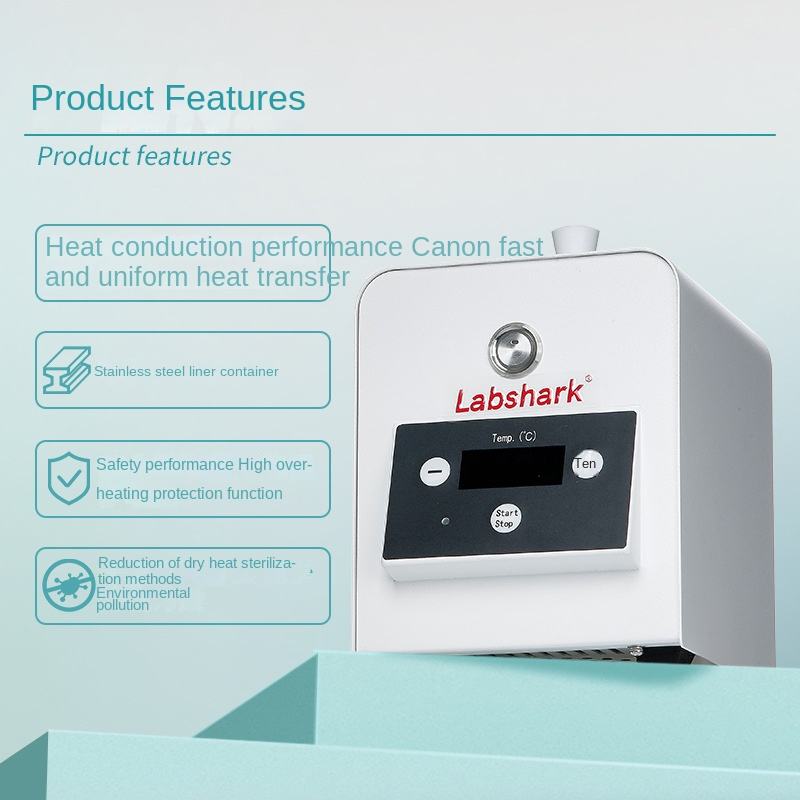 Glass Bead Sterilizer Metal 1000w High Temperature Rapid Sterilization Laboratory Small Ware Tweezer