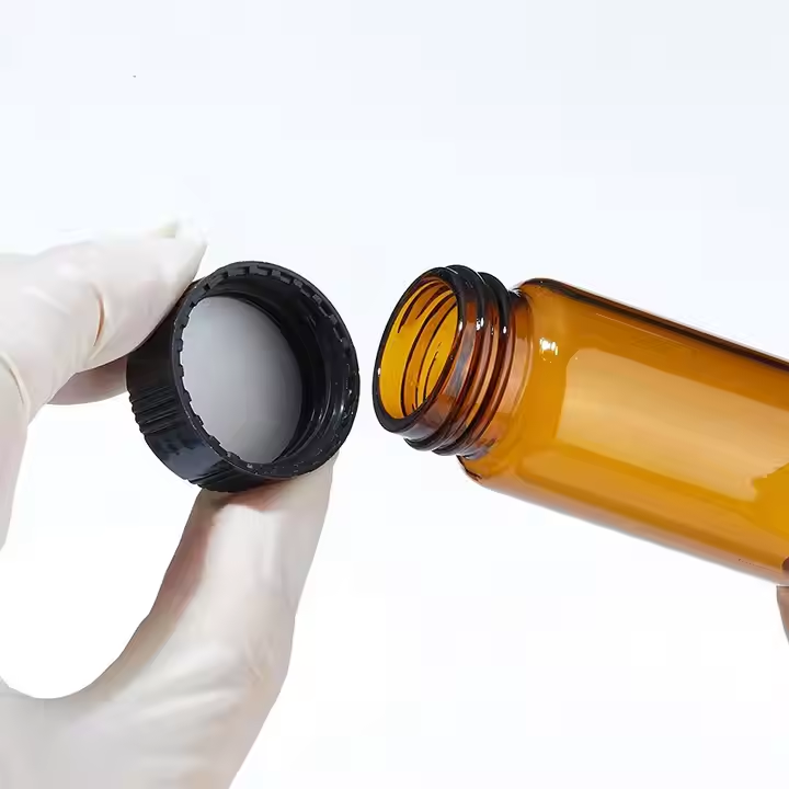 Amber Clear Glass Vials 3ml-60ml Sample Collection Bottles Lab Supplies