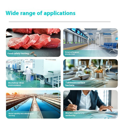 ATP Fluorescence Detector for Rapid Microbial Detection Food Total Bacterial Count 1-Year Warranty f