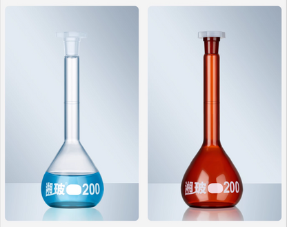 Manufacturer Class A Laboratory Volumetric Flask Transparent Glass Range 5ml To 2000ml For Laborator