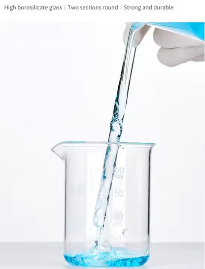 Lab Borosilicate Glass Rod Clear Stir Sticks for Glass Stirring Beakers Essential Tool for Laborator