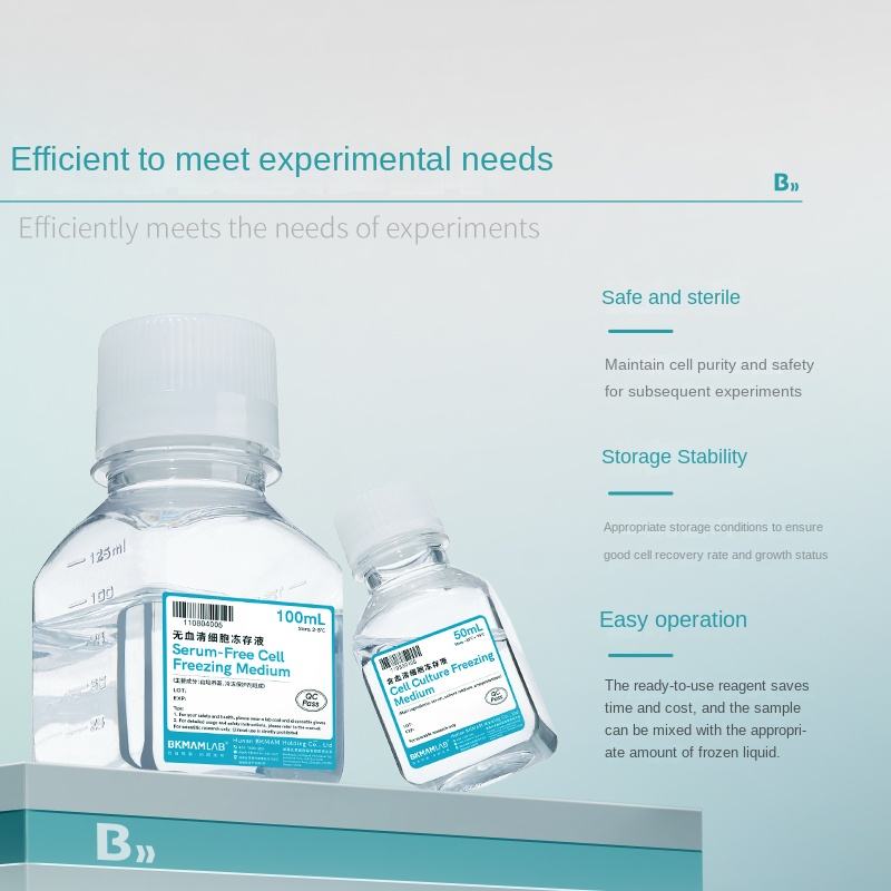 Biological Cell Cryopreservation Solution Serum-free Serum-containing Tissue Preservation Laboratory
