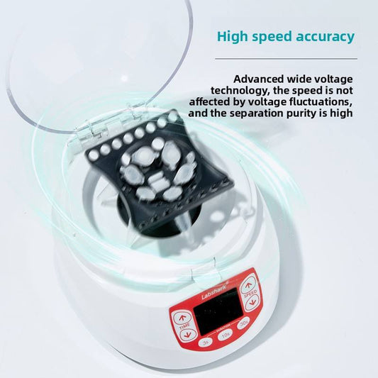Biological Laboratory Mini Palm Microcentrifuge 4000 Rpm Timing Low Noise Serum Separator
