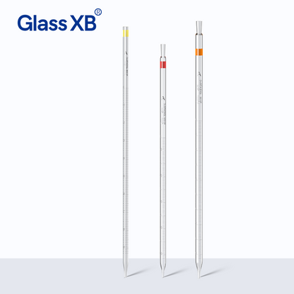 Borosilicate Glass Ring Marked Graduated Pipette Dropper Single Mark Line Class Inspected For Chemic