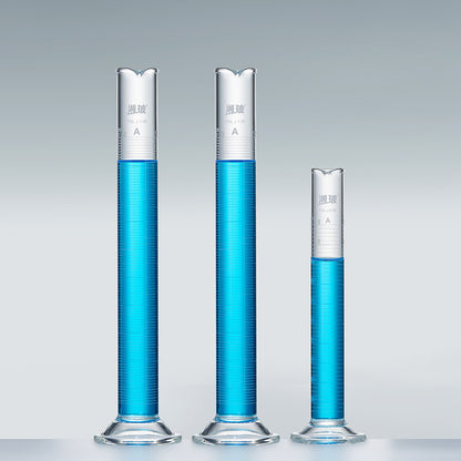 Hexagonal Base Glass Measuring Cylinder High Precision Laboratory Use 100-1000ml Hexagonal Base Glas