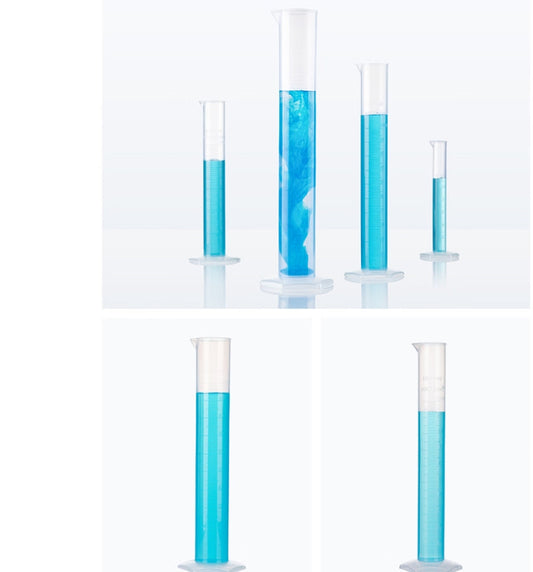 Plastic Graduated Cylinders, Made of PP (polypropylene), 10-1000ml Available