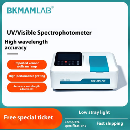 Laboratory UV-Vis Spectrophotometer Single Beam Instrument Spectrum Analyzer Photometer for Biologic