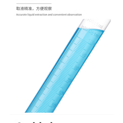 Clear Graduated Plastic Measuring Laboratory Cylinders 10ml 50ml 100ml 500ml 1L for Use in Laborator