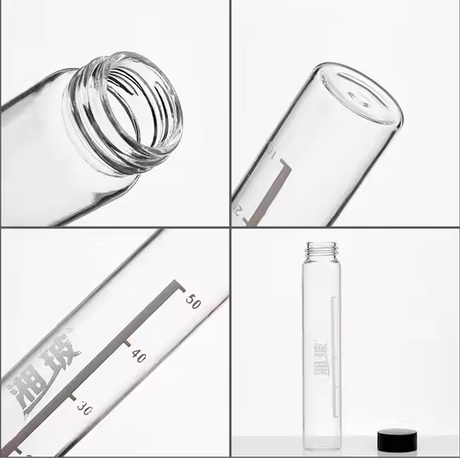 Glass Vials Wholesale & Bulk Amber Mini Vials Clear Glass Vials With Screw Lid