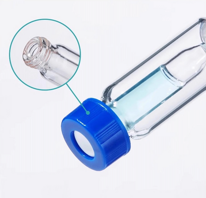 High Recovery Integrated Glass Sample Vials 300ul 2ml Transparent Brown Cone Bottom Bottle For Labor