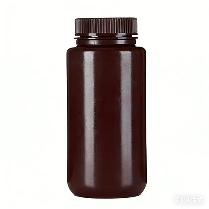 Large-Capacity Plastic Reagent Bottle PP HDPE Wide Mouth Narrow Mouth Transparent Brown Color 60-500