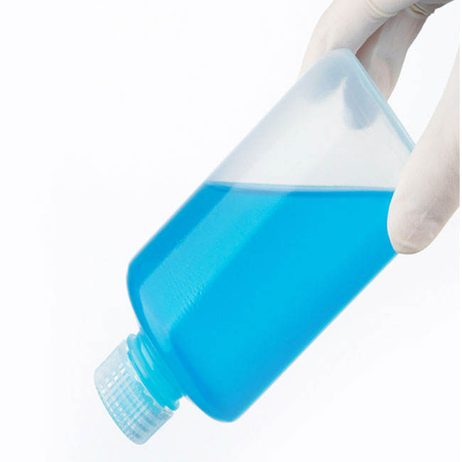 HDPE Plastic Reagent Bottle for Laboratory Use White Color Brown Color