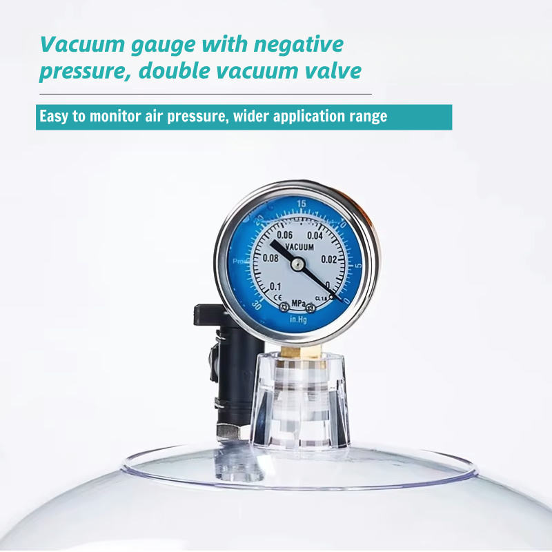 Customizable Transparent Laboratory Vacuum Dryer OEM Support Plastic Dish Kettle Tank With Vacuum An