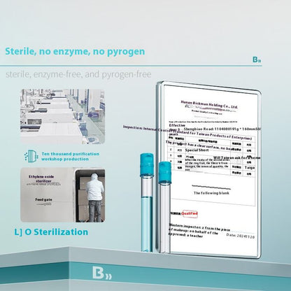 Biological 160mm Disposable Transparent Flat Bottom for Test Tube Sterile Laboratory Microbial Cultu