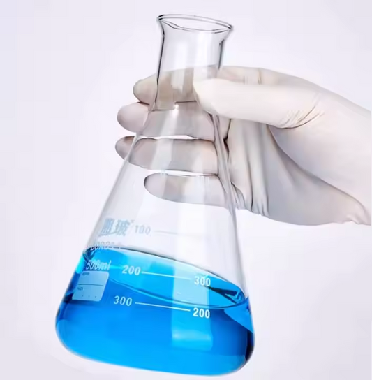 Lab Use 500ML 1000ML Glass Erlenmeyer Conical Flask Wide Narrow Beaker Flask