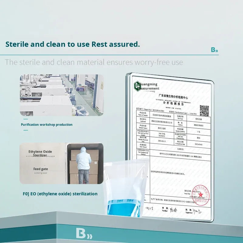Edte Sterile Wire Sampling Bag for Water Soil Laboratory Sample Collection with Homogenization and W