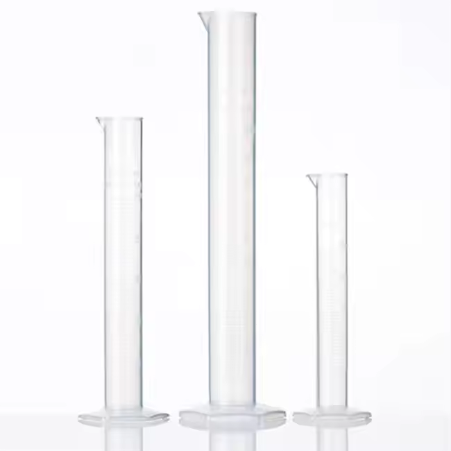 PP Material Plastic Graduated Cylinders 10ml to 2000ml Range Beakers for Laboratory Use