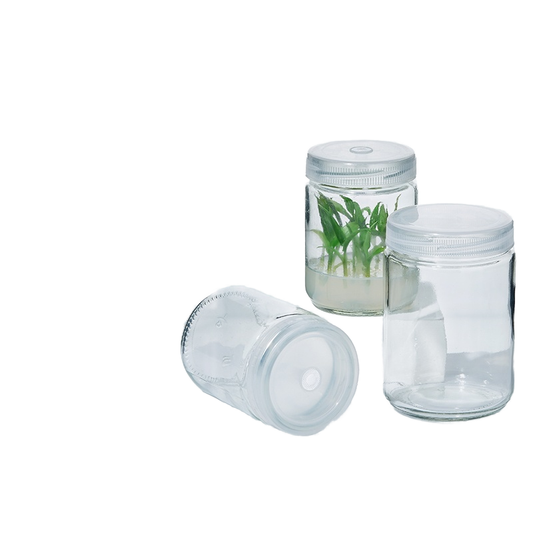 High-temperature Resistant High-pressure Wide Mouth Glass Bottle For Yogurt Strain Plant Tissue Cult