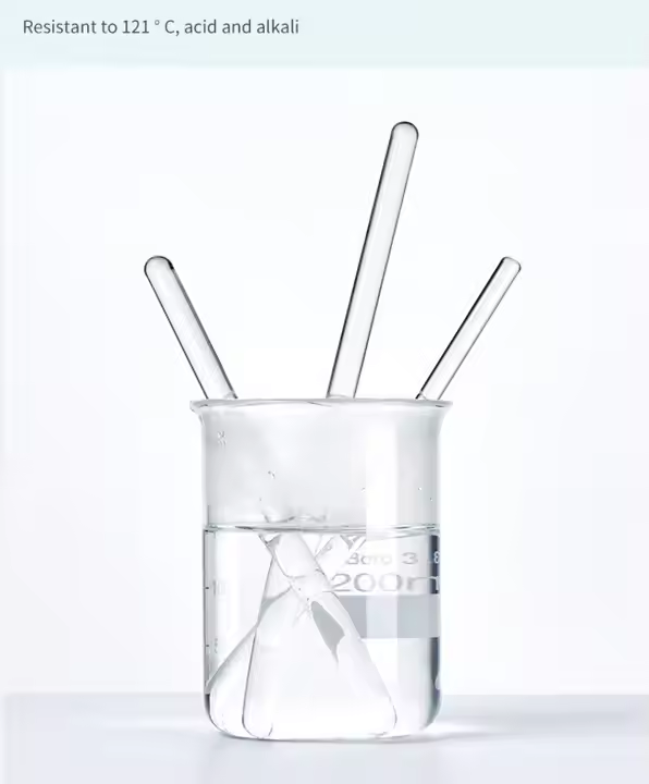Lab Borosilicate Glass Rod Clear for Test Tubes for Stirring Essential Glass Stirring Rod for Effect