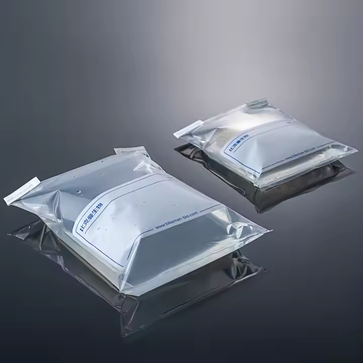 Sterile Plastic Liquid Sampling Bag with Metal Wire for Lab and Medical Tests Essential Lab Supply