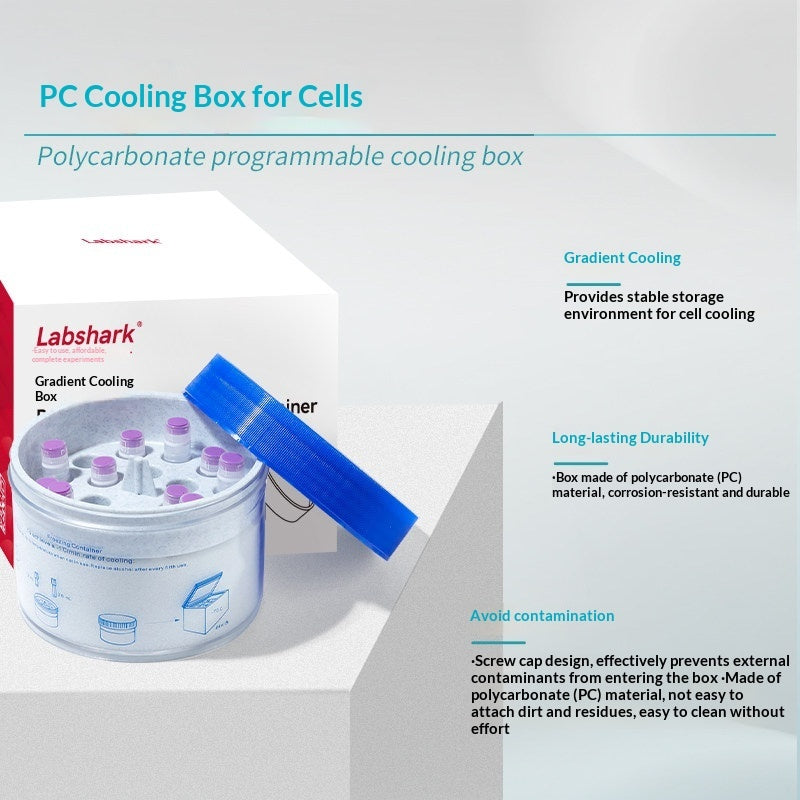 Programmable Cooling Box For Cell Cryopreservation Liquid Nitrogen Storage 2ml/5ml Capacity 12/18 Ho