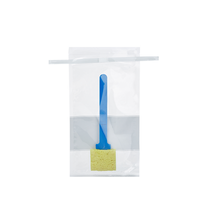 Oem Customized Sterile Sponge Stick Sampling Bags With Bpw Pe Material Wire Bags For Chemical Labora