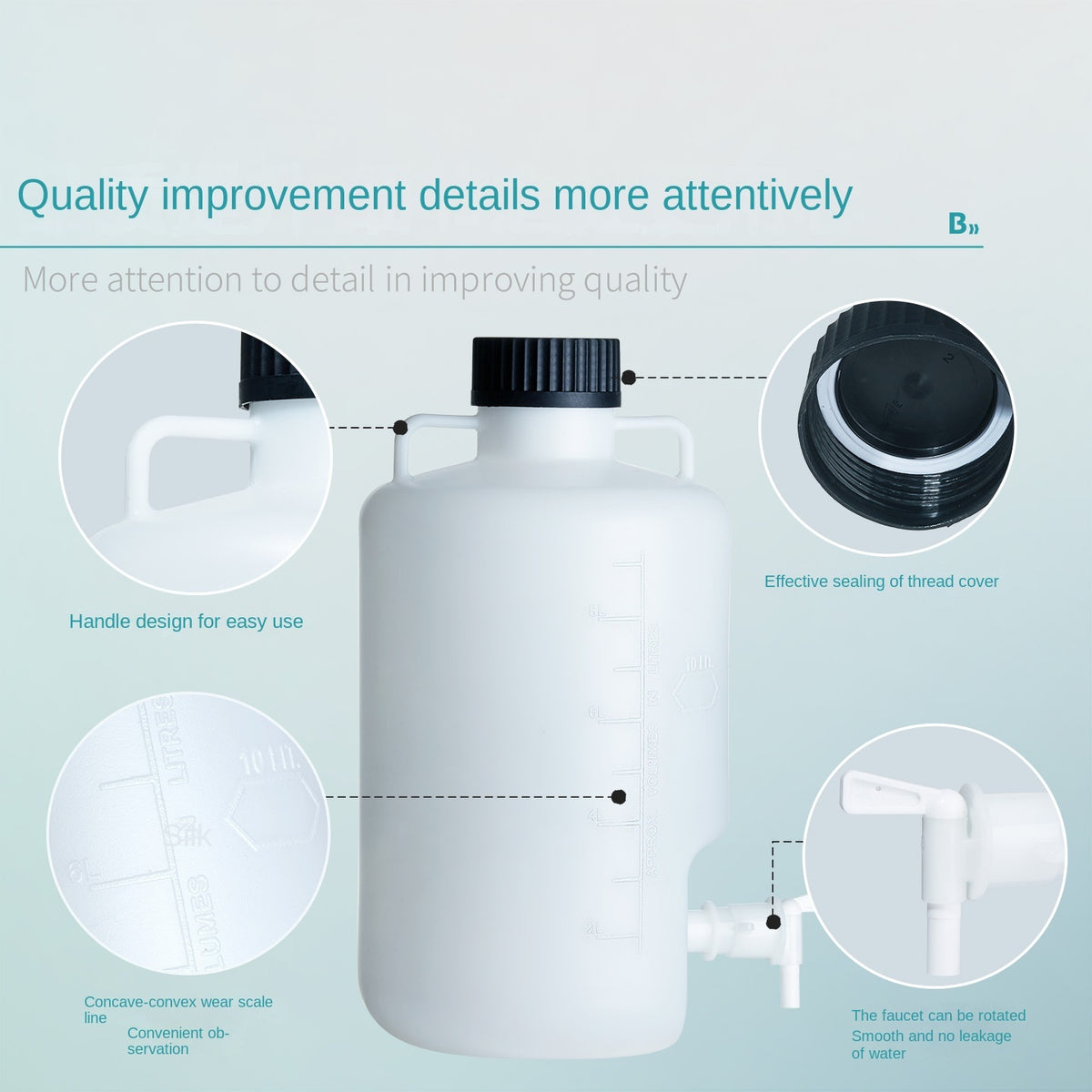 009 PP HDPE Syme Fly Distilled Pure Water Storage Tank Water Bucket