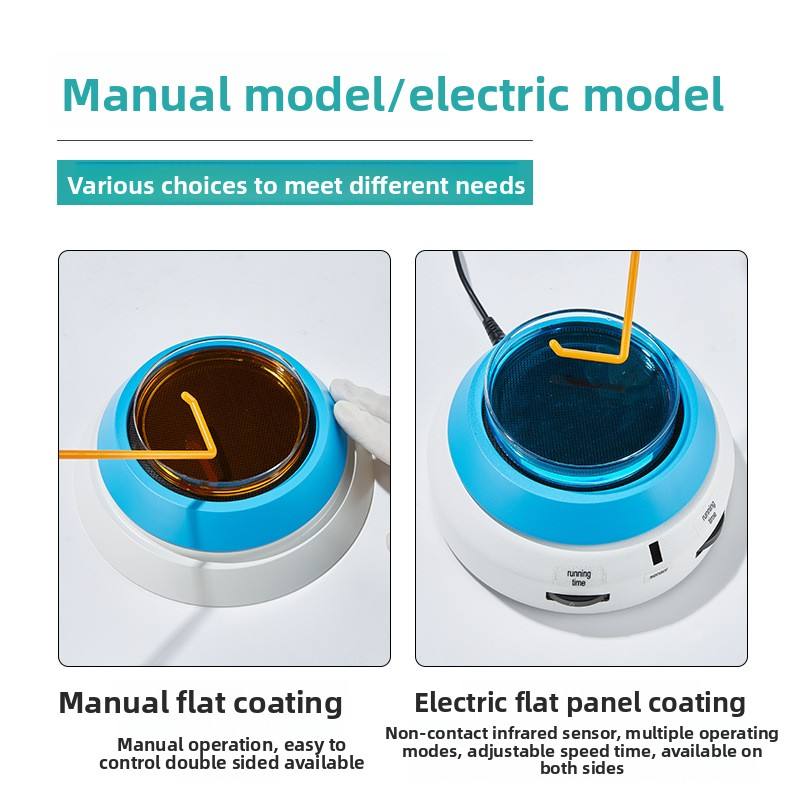 Electric Double-Sided Rotating Workbench Manual Flat Coating Apparatus Bacteria Culture Dish Microbi
