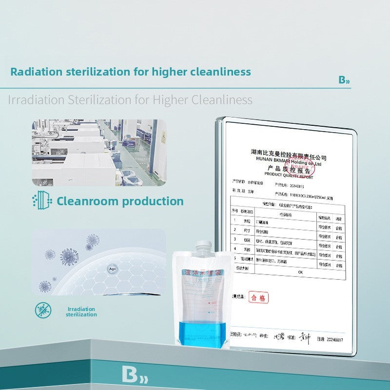 Bikeman Biological Wide-Opening Sterile Water Sampling Bag Large-Opening Disposable Sulfur-Containin