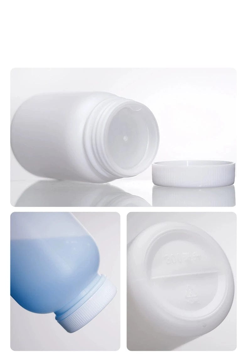 HDPE wide mouth bottles, capacity 50 ml to 1.000 ml