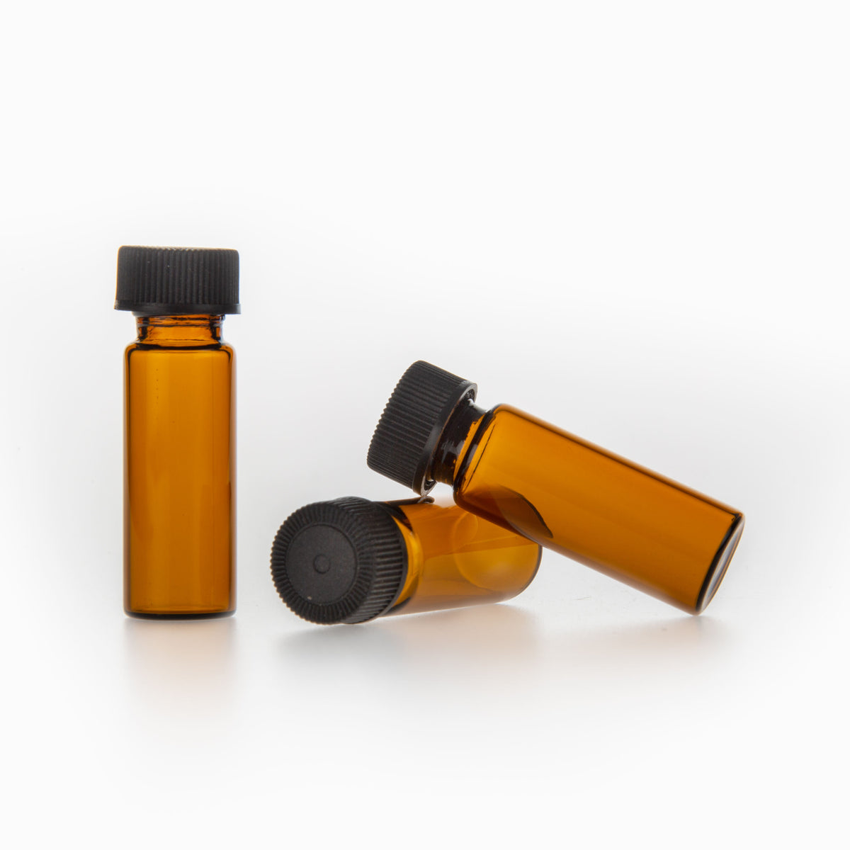 Glass Sample Vials with Screw Caps