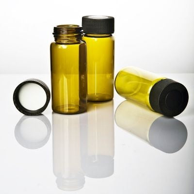 Glass Sample Vials with Screw Caps