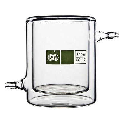 Jacketed glass reactor beaker