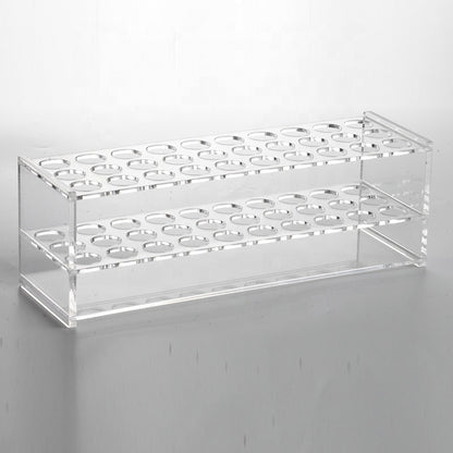 Glass test tube rack