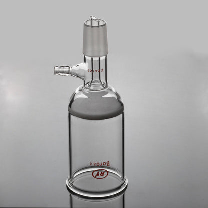 Glass Fritted disc filter funnel. Detail matches list title.