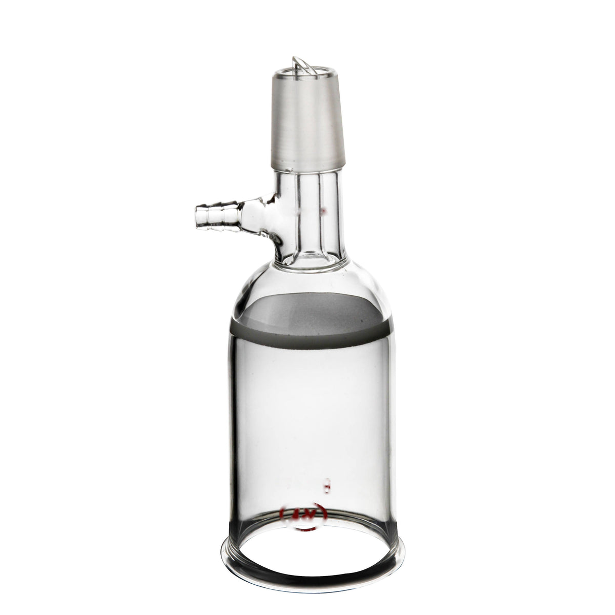 Glass Fritted disc filter funnel. Detail matches list title.