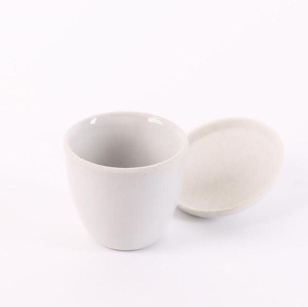 Porcelain crucibles