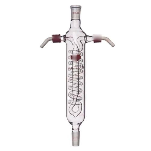 Glass Serpentine reflux condenser with removable hose